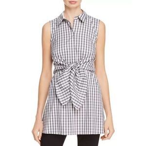 Lafayette 148 New York Mariel Gingham Tunic